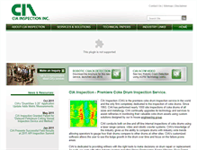 Tablet Screenshot of cia-inspection.com